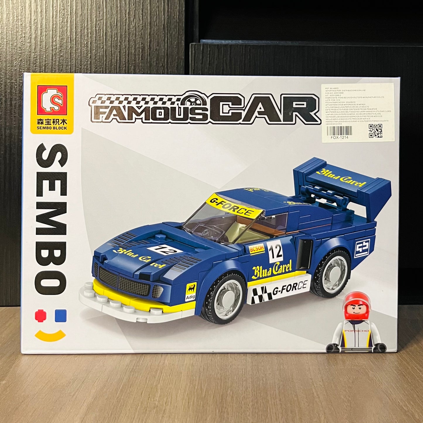LEGO Carro Nascar #2 + Muñeco