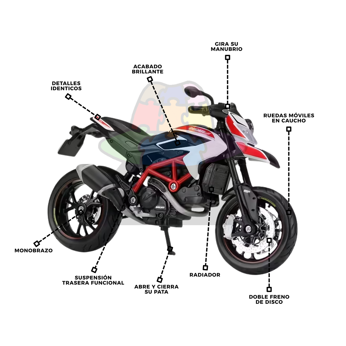 Moto Ducati Hypermotard | 1/12