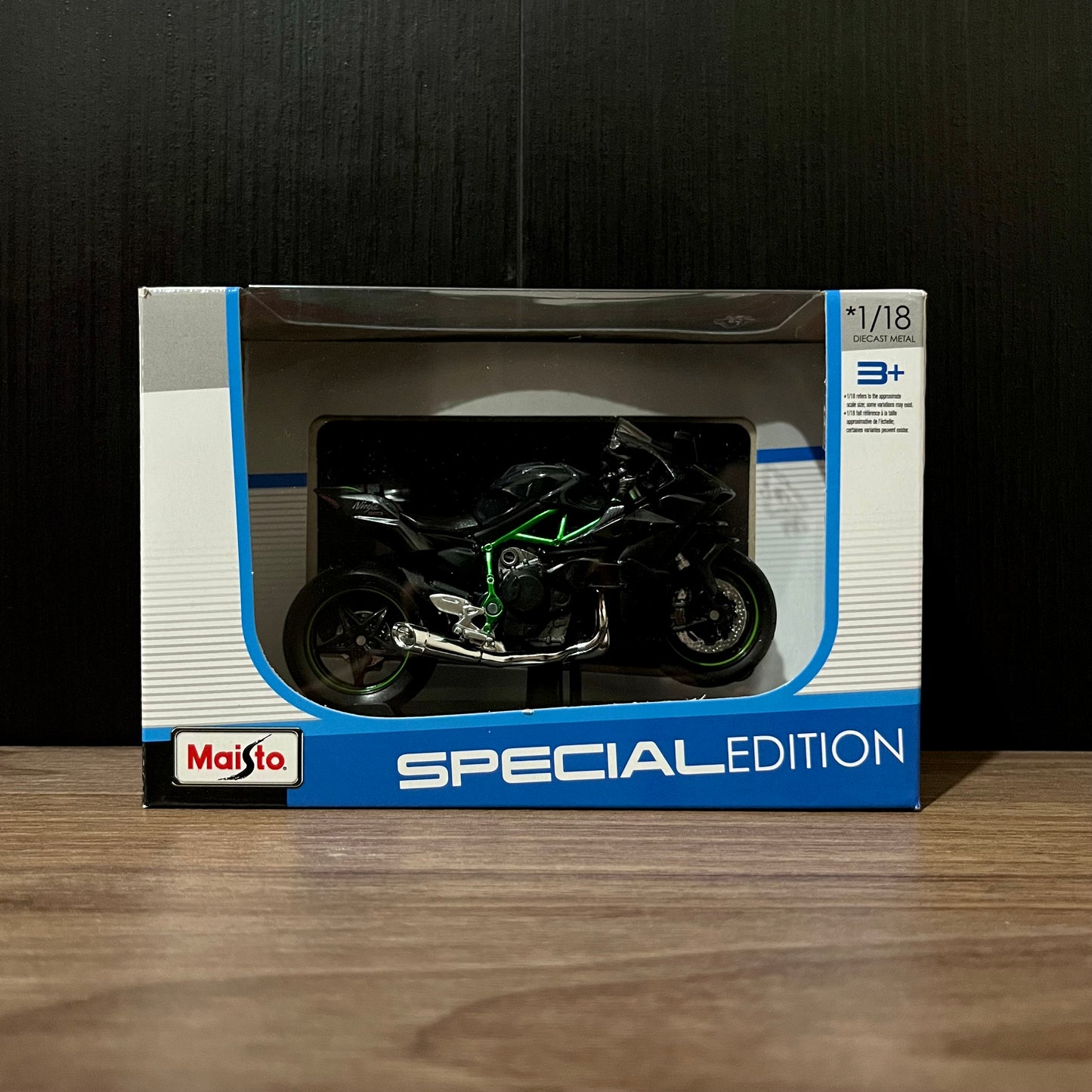Moto Kawasaki H2 R | 1/18