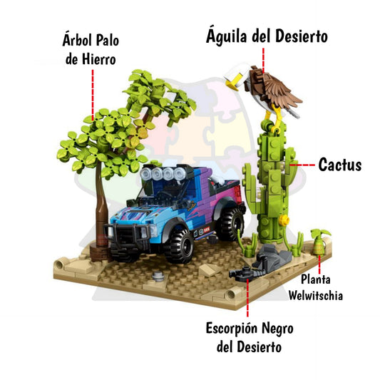 LEGO Trophy Truck 1100HP Ken Block + Escenario