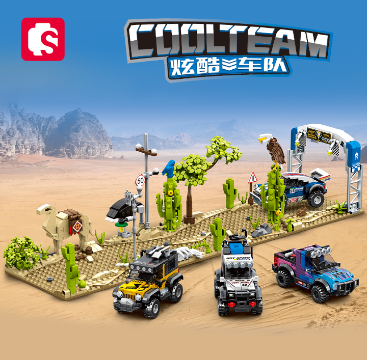 LEGO Jeep Wrangler Rubicon + Escenario