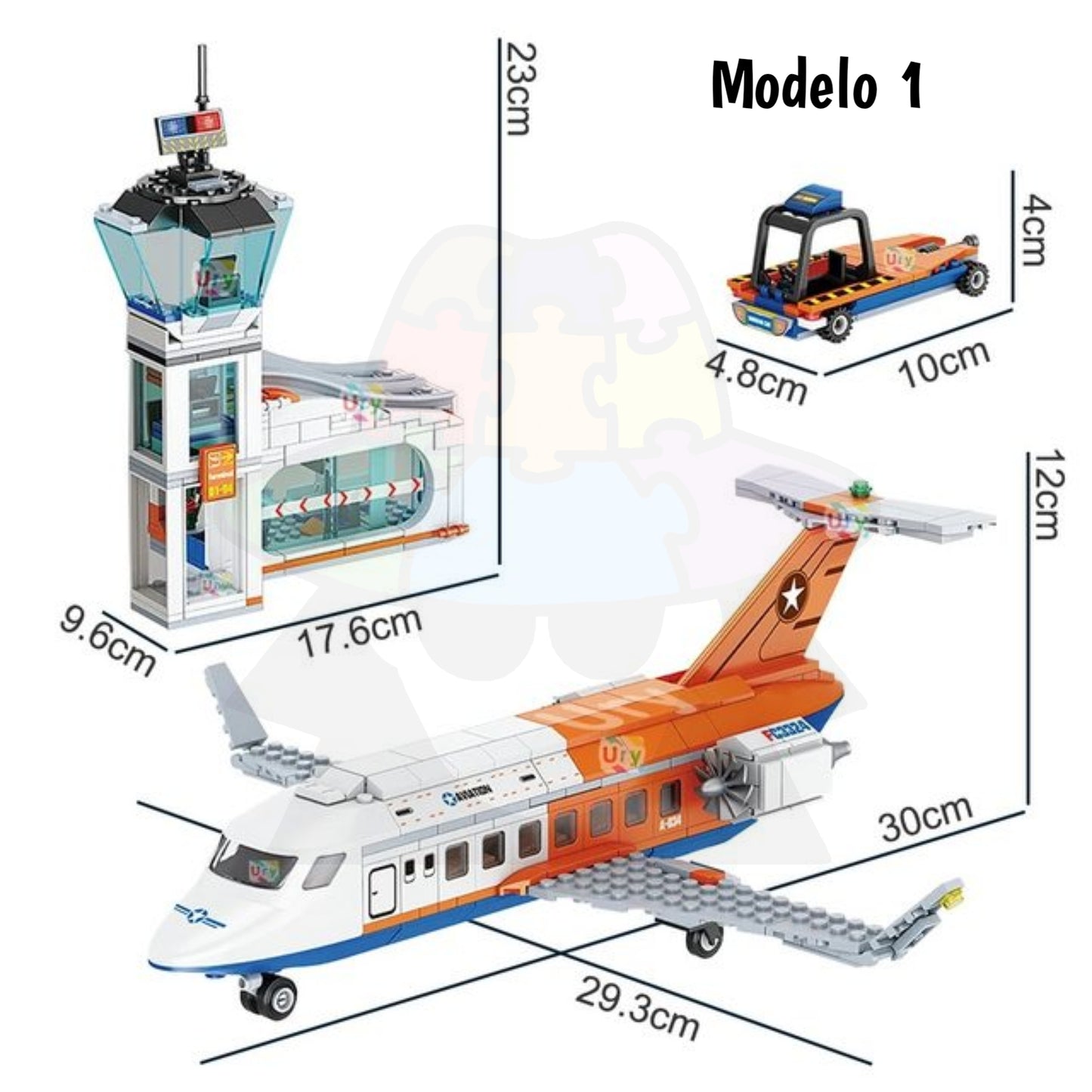 LEGO Avión + Helicóptero + Aeropuerto | 3 en 1