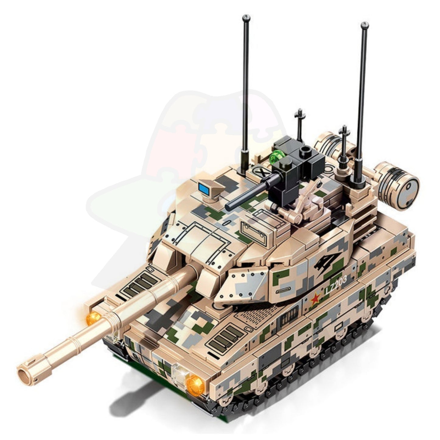 LEGO Tanque Militar + 2 Muñecos