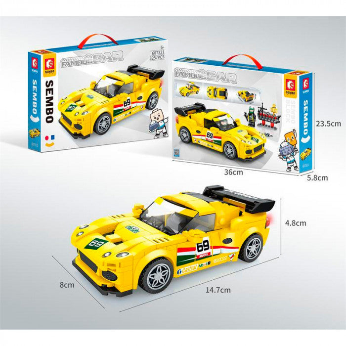 LEGO Lotus Exige S1 + 2 Muñecos