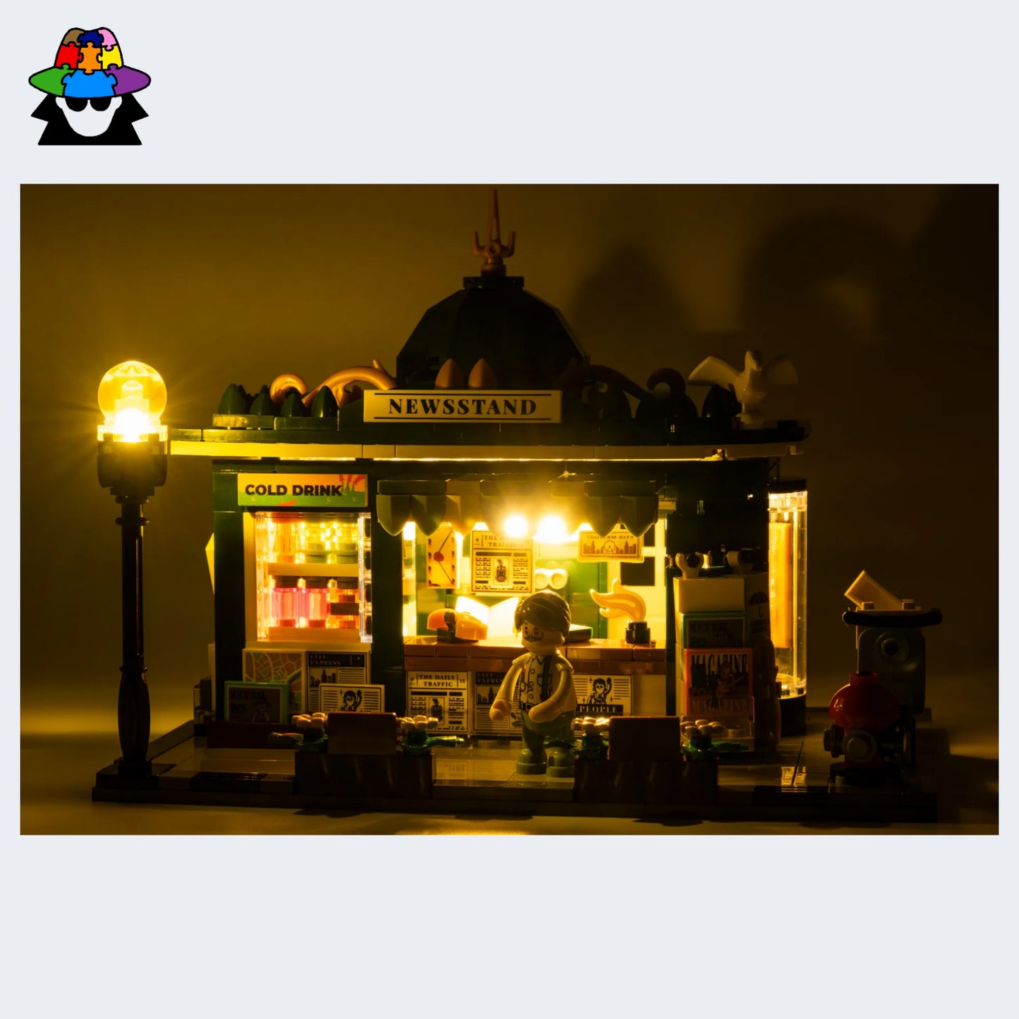 LEGO Newsstand / Tiendita + Set Iluminación