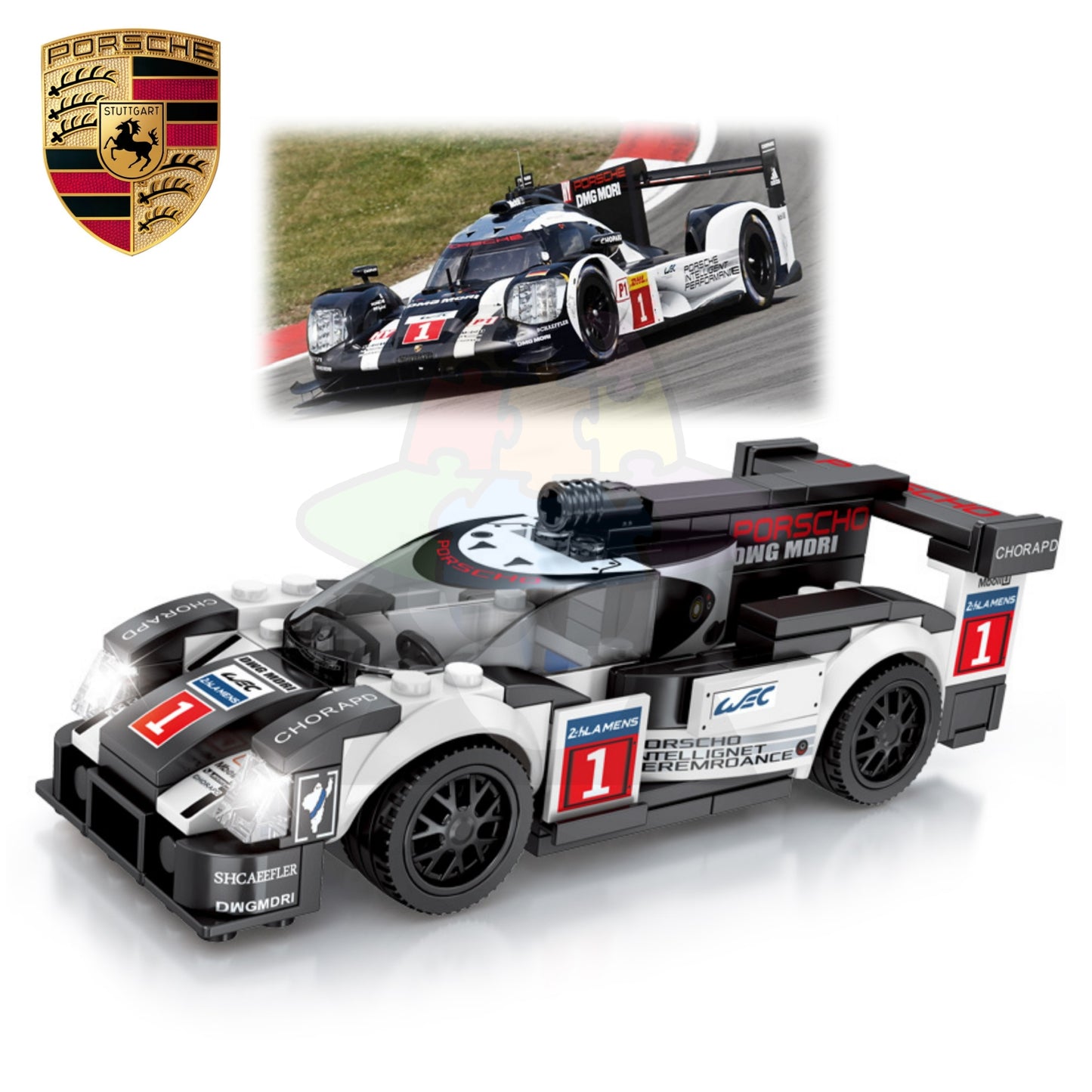 LEGO Porsche 919 Hybrid + Muñeco