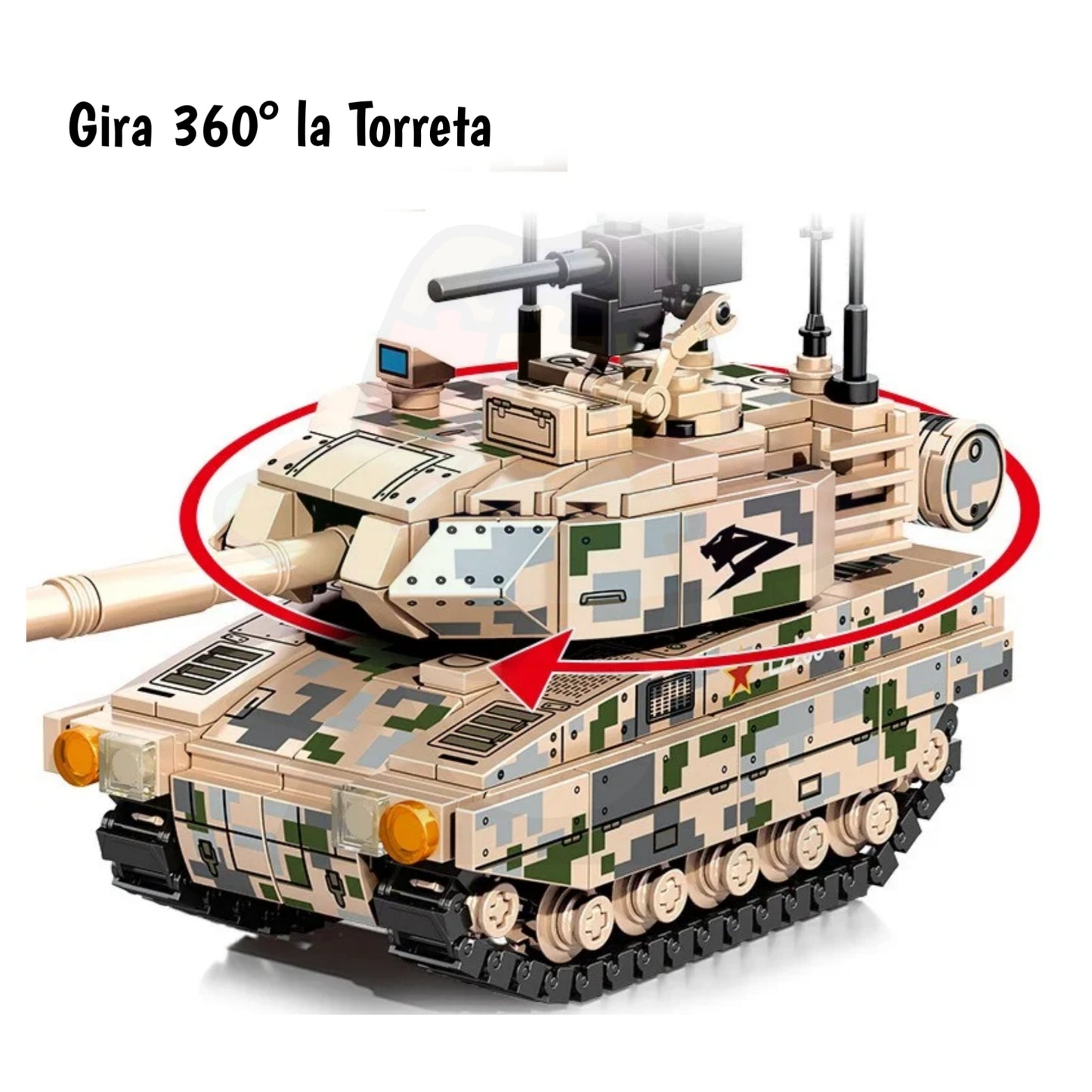 LEGO Tanque Militar + 2 Muñecos