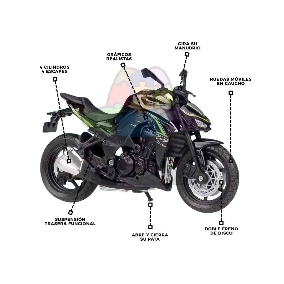 Moto Kawasaki Z 1000 | 1/18