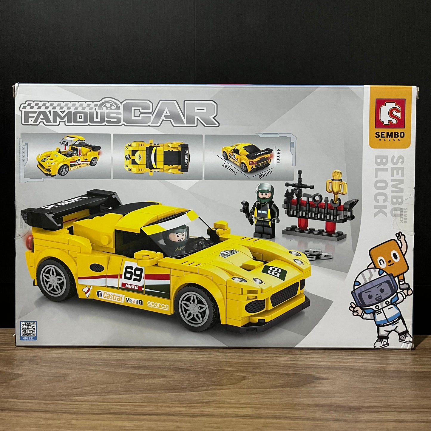 LEGO Lotus Exige S1 + 2 Muñecos