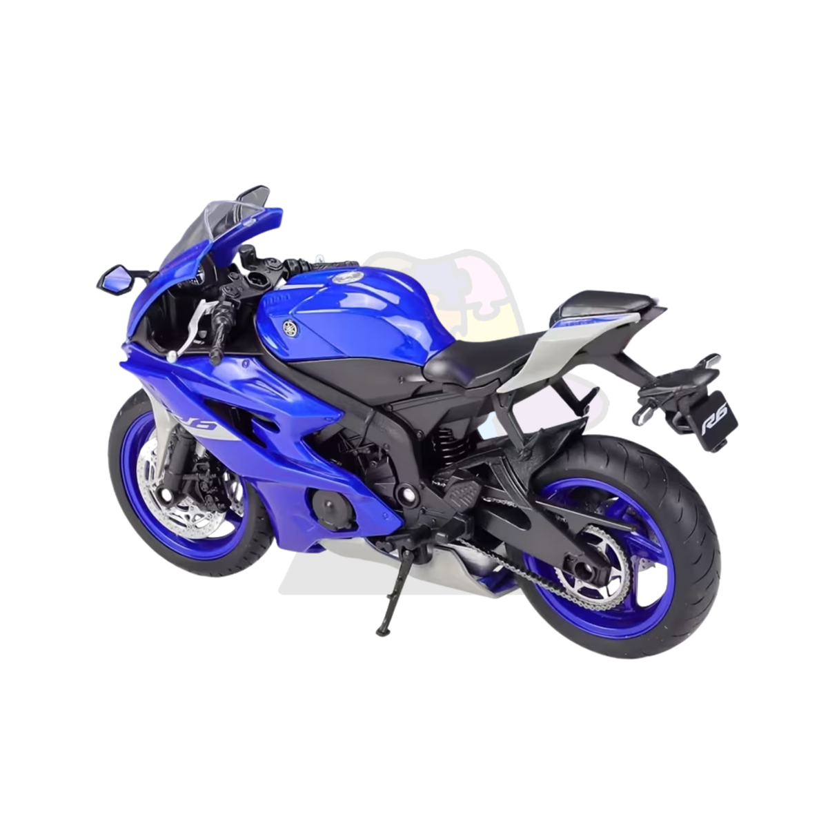 Moto Yamaha YZF - R6 | 1/12 + Caballete