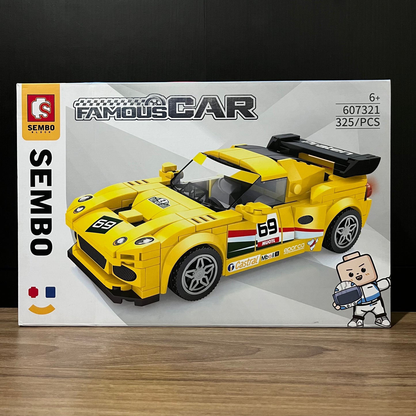 LEGO Lotus Exige S1 + 2 Muñecos