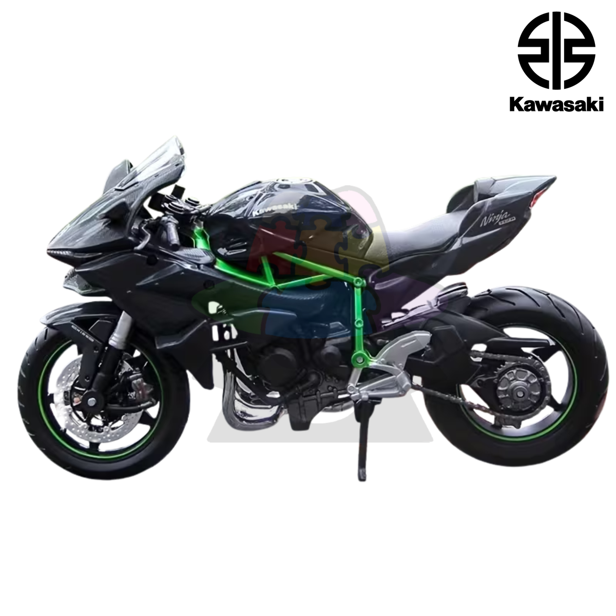 Moto Kawasaki NINJA H2 R | 1/18