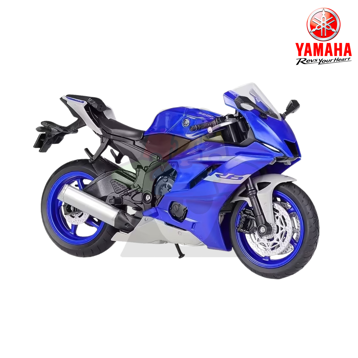 Moto Yamaha YZF - R6 | 1/12 + Caballete
