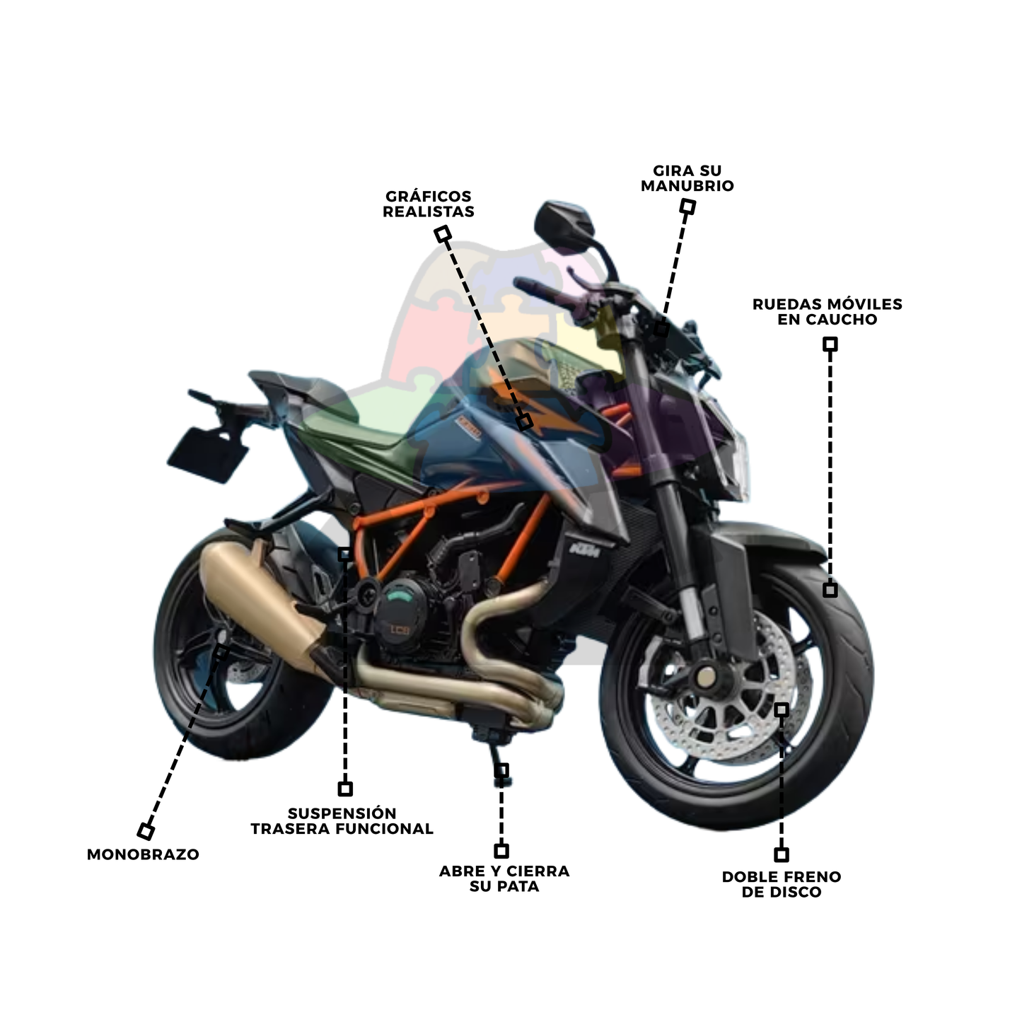 Moto KTM SuperDuke 1390 R | 1/12