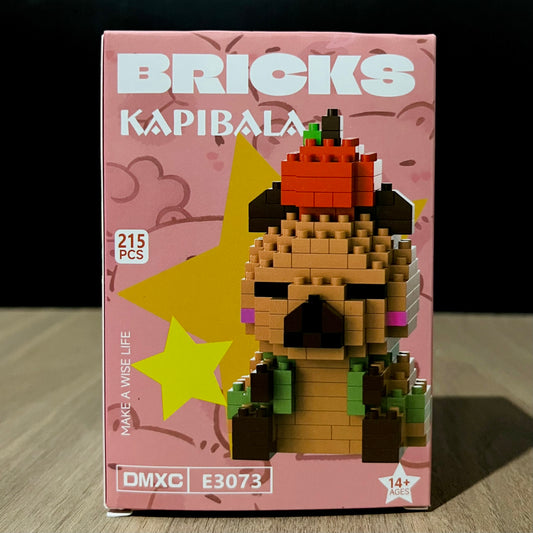 Armable 3D Capibara con Manzana
