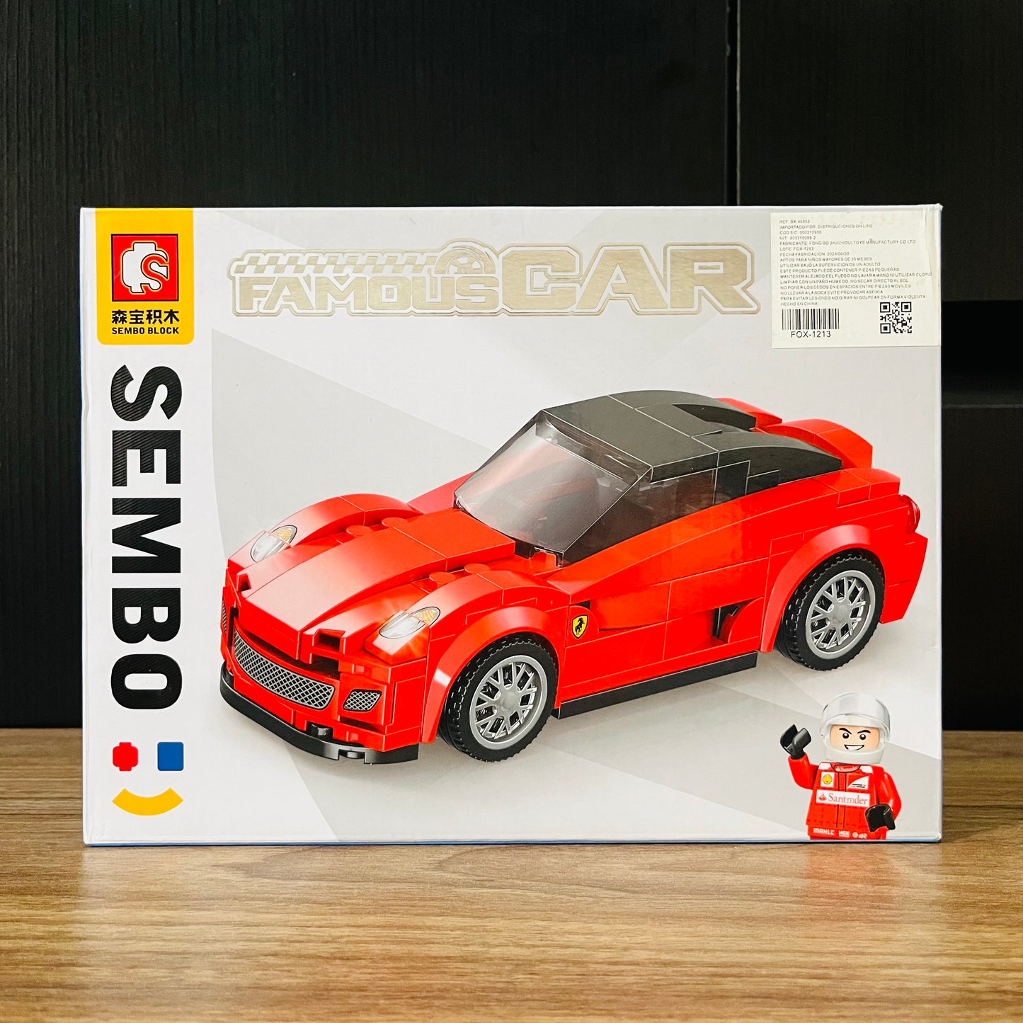 LEGO Ferrari Puro Sangre + Muñeco