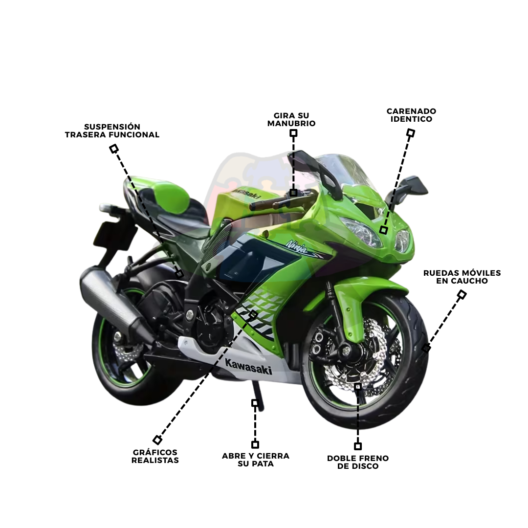 Moto Kawasaki ZX 10 R | 1/12