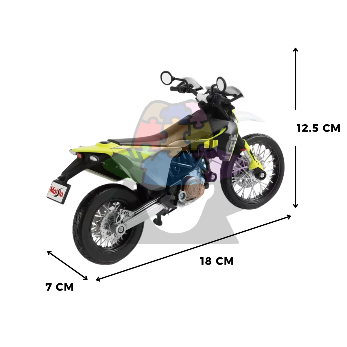 Moto Husqvarna 701 SuperMoto 1/12