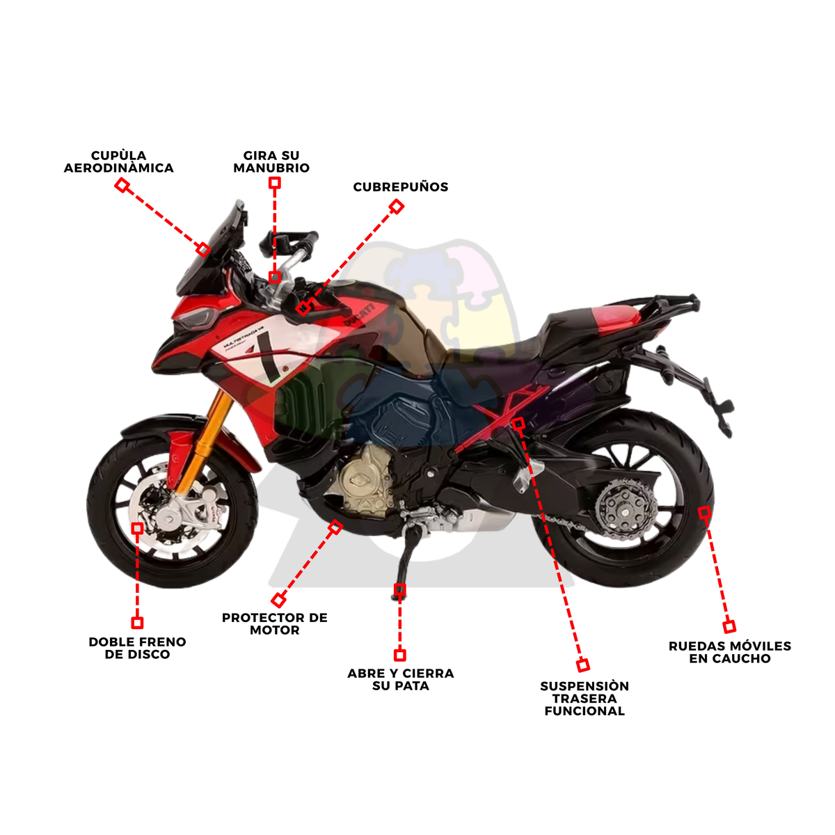 Moto Ducati MultiStrada V4 | 1/18