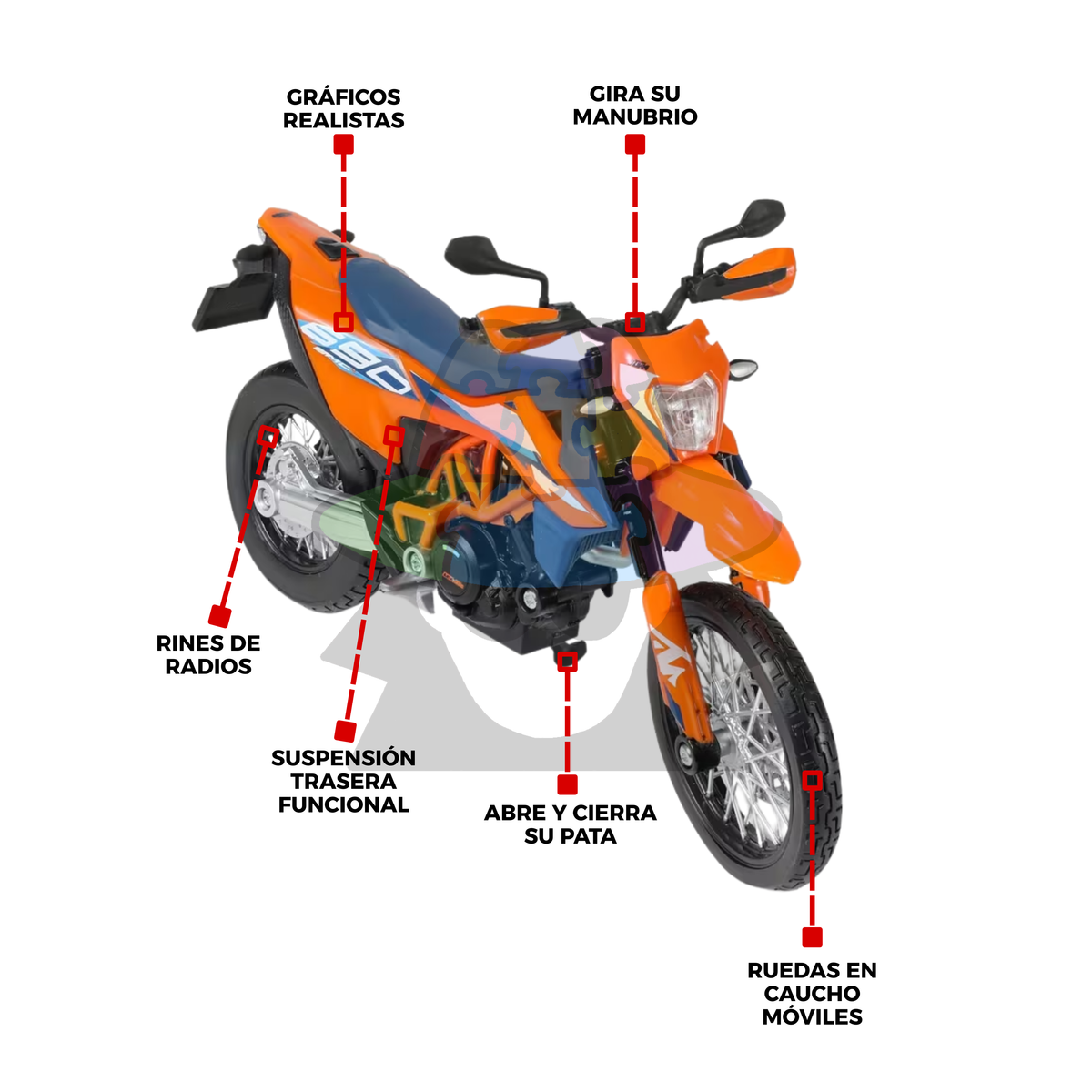Moto KTM 690 SMC R | 1/12