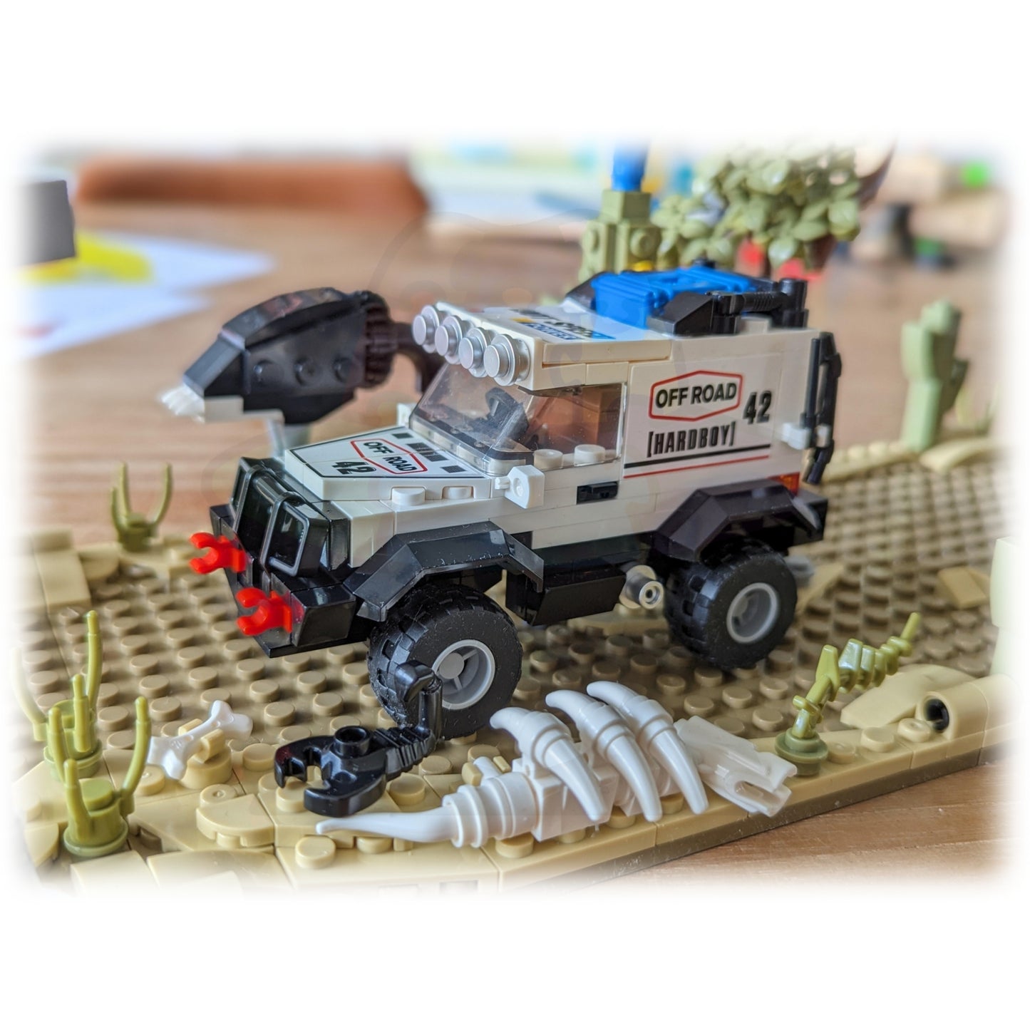 LEGO Mercedes Benz 280GE + Escenario