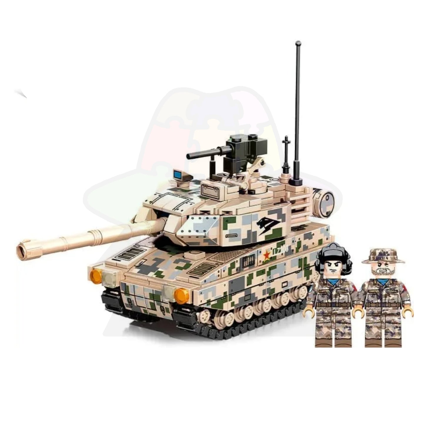 LEGO Tanque Militar + 2 Muñecos