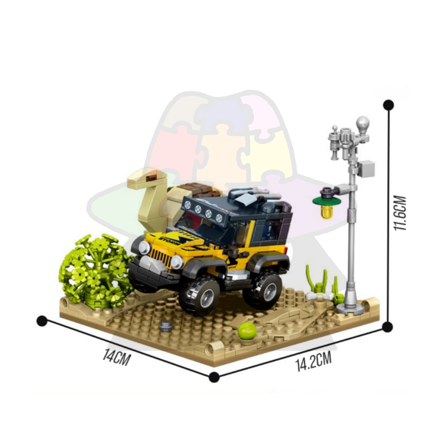 LEGO Jeep Wrangler Rubicon + Escenario