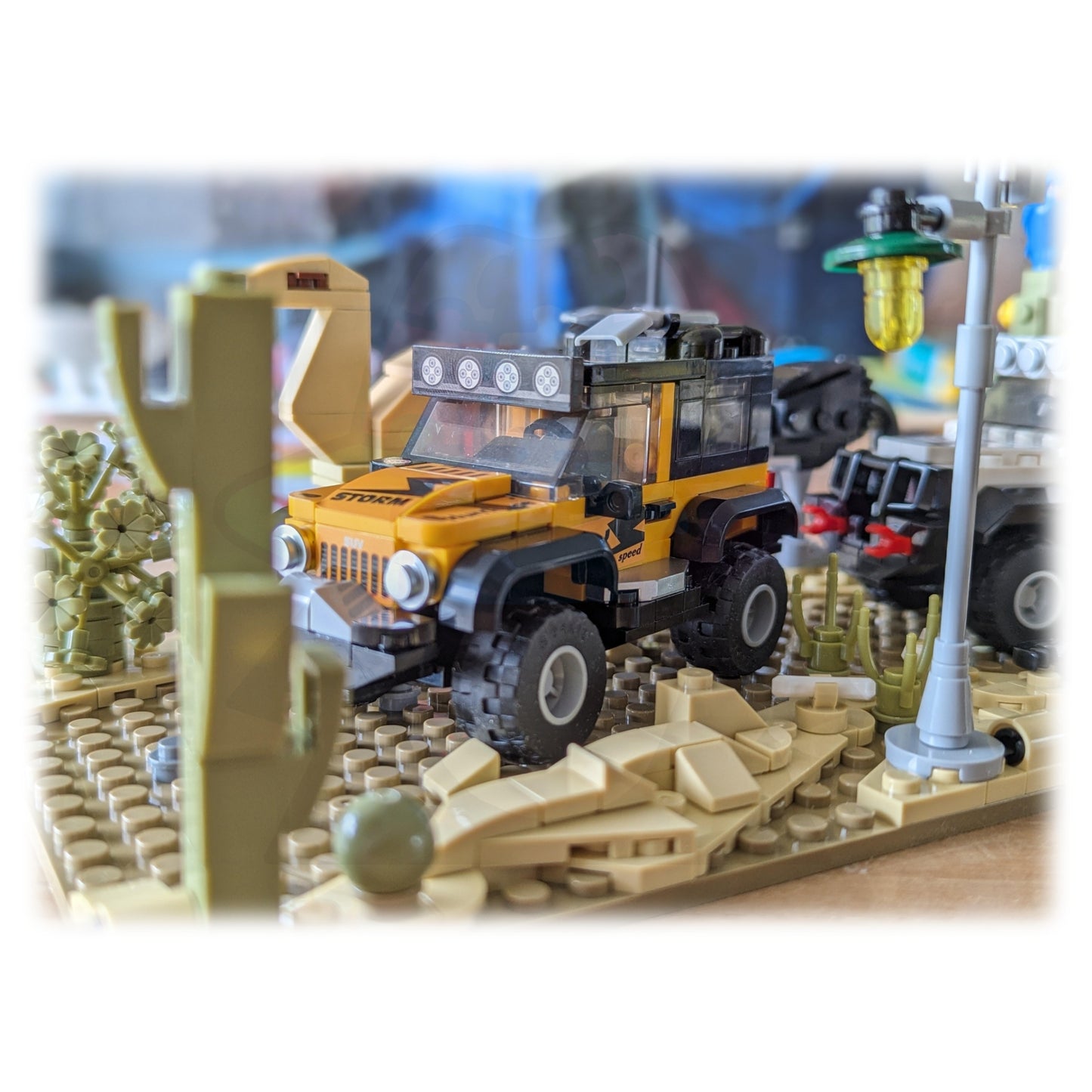 LEGO Jeep Wrangler Rubicon + Escenario