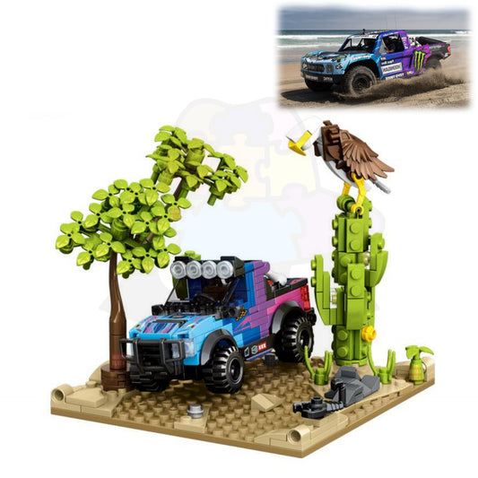LEGO Trophy Truck 1100HP Ken Block + Escenario