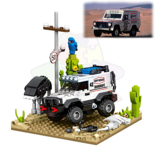 LEGO Mercedes Benz 280GE + Escenario
