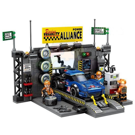 LEGO Pits de Carrera + Carro