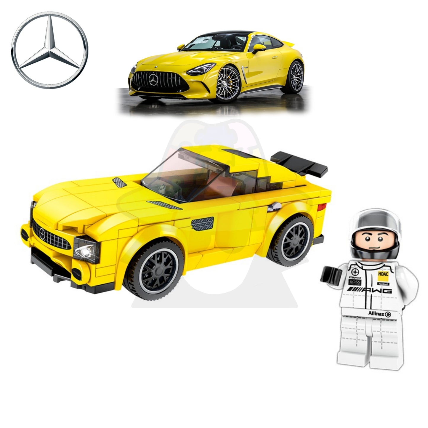 LEGO Mercedes Benz AMG + Muñeco
