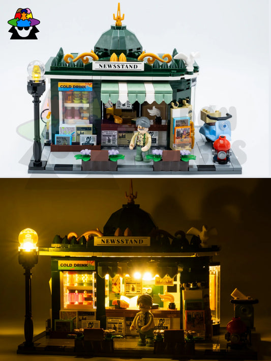 LEGO Newsstand / Tiendita + Set Iluminación