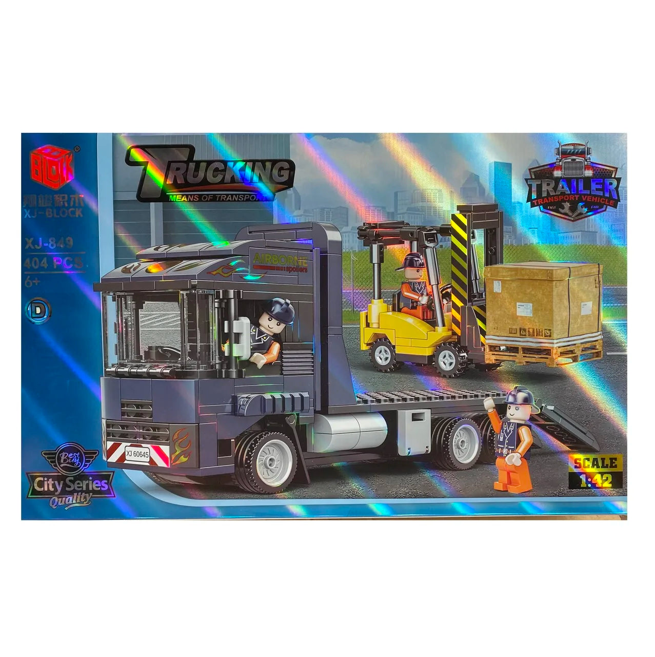 LEGO Camión Grúa + Montacargas