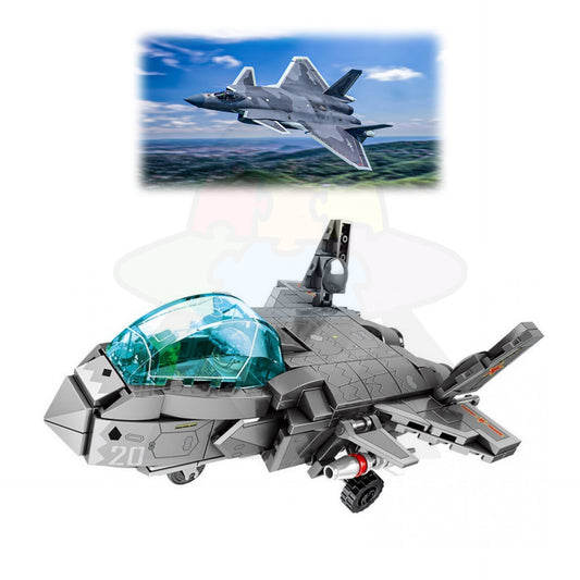 LEGO Avión de Combate J-20 + 2 Muñecos