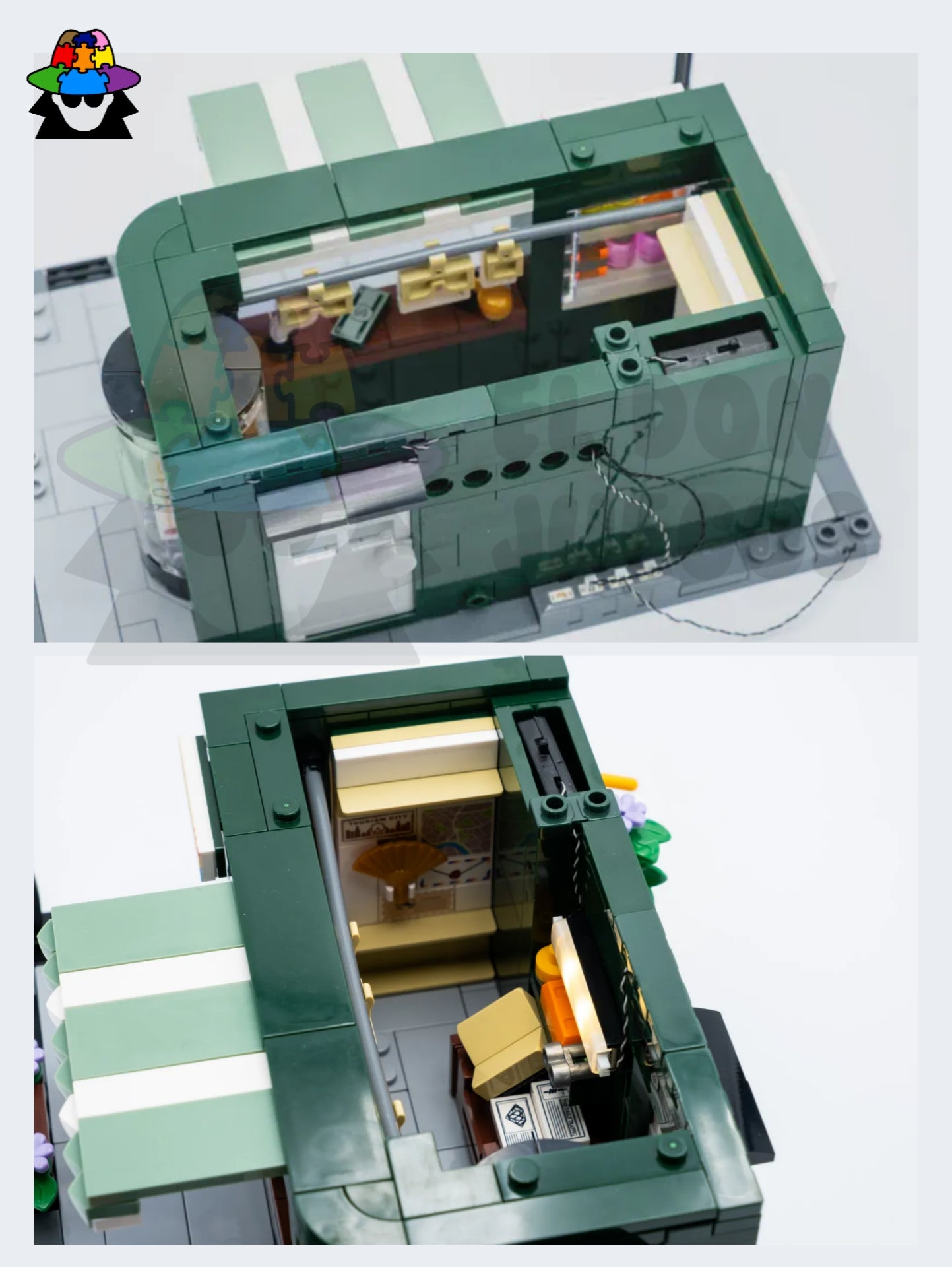 LEGO Newsstand / Tiendita + Set Iluminación
